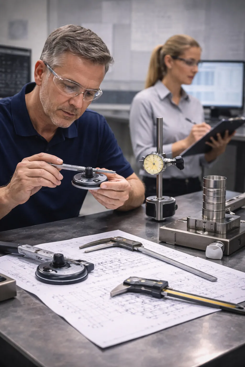 GM Engineering quality control and inspection team